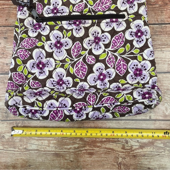 Vera Bradley Plum Petals Hipster Crossbody
Bag Shoulder green/purple - Picture 9 of 14